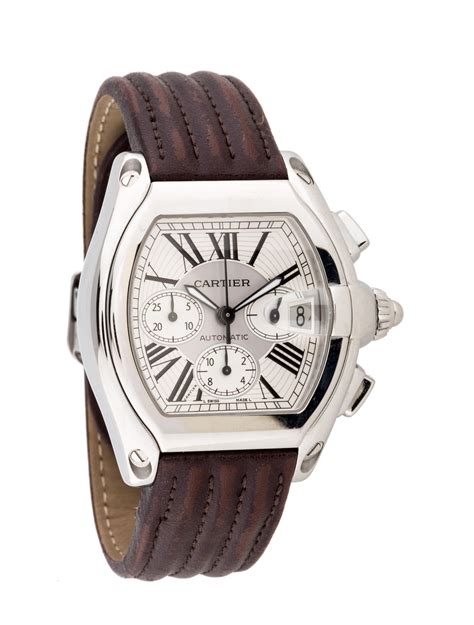 cartier roadster mens leather strap|cartier roadster strap replacement.